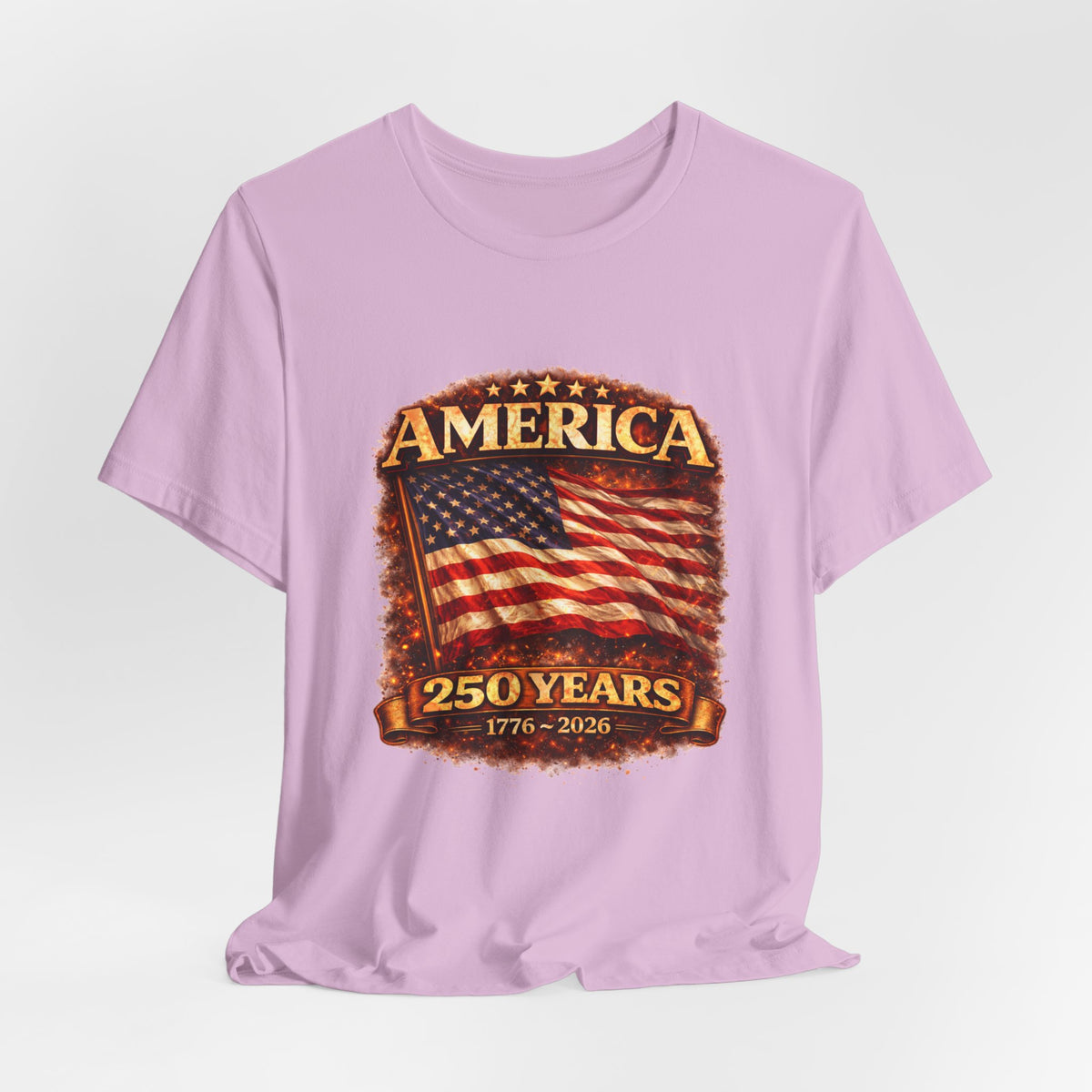 America 250 Years Flag T-Shirt – 1776–2026 Bicentennial Celebration Tee