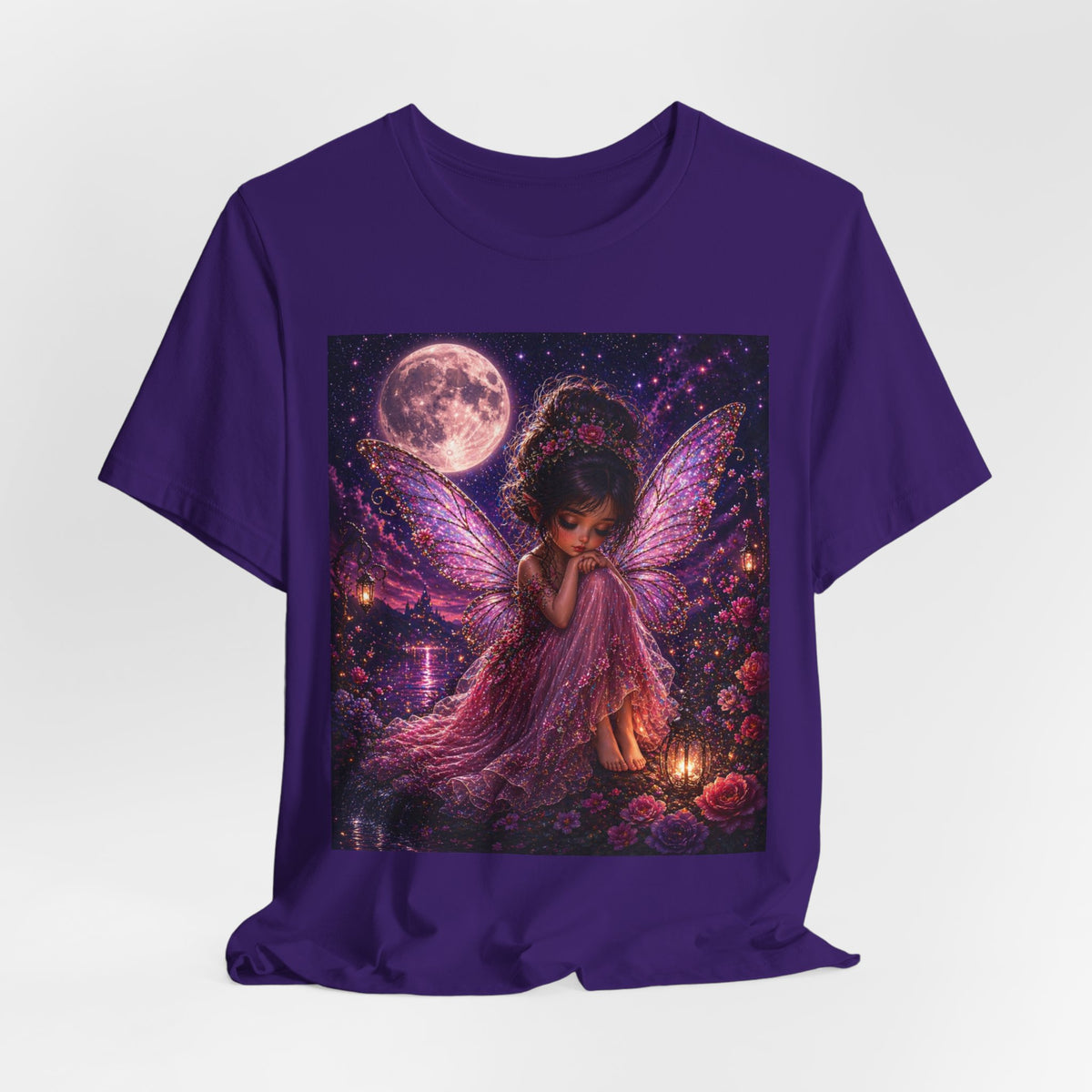 Purple Fairy T-Shirt — Enchanted Moonlit Fairy Tee