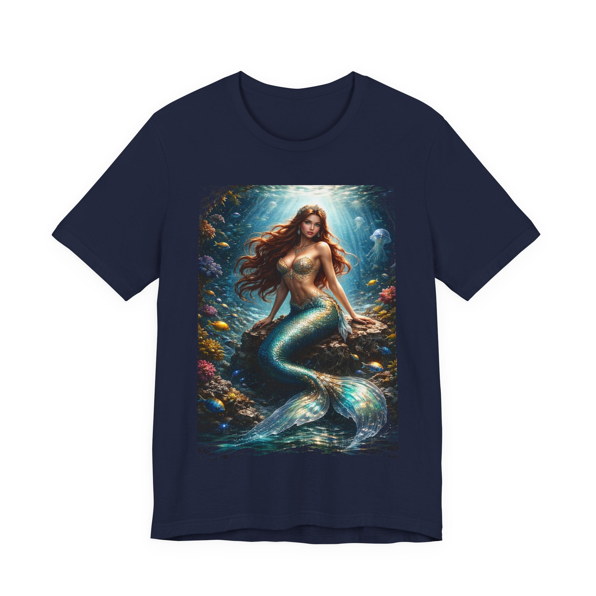 Mermaid Fantasy T-Shirt — Underwater Ocean Siren Graphic Tee