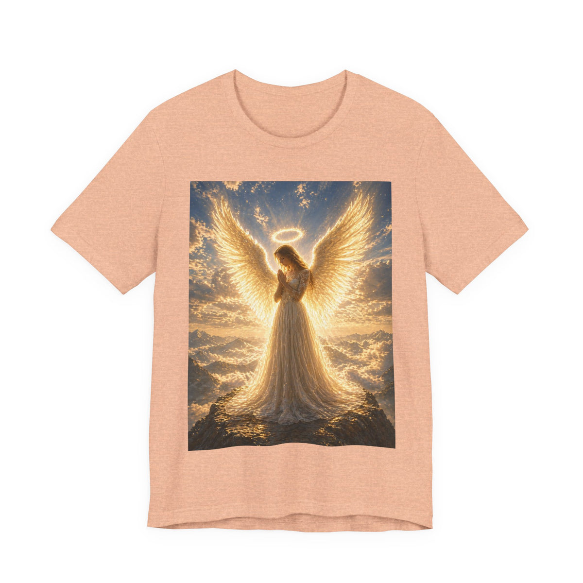 Angle praying Unisex Jersey Short Sleeve Tee
