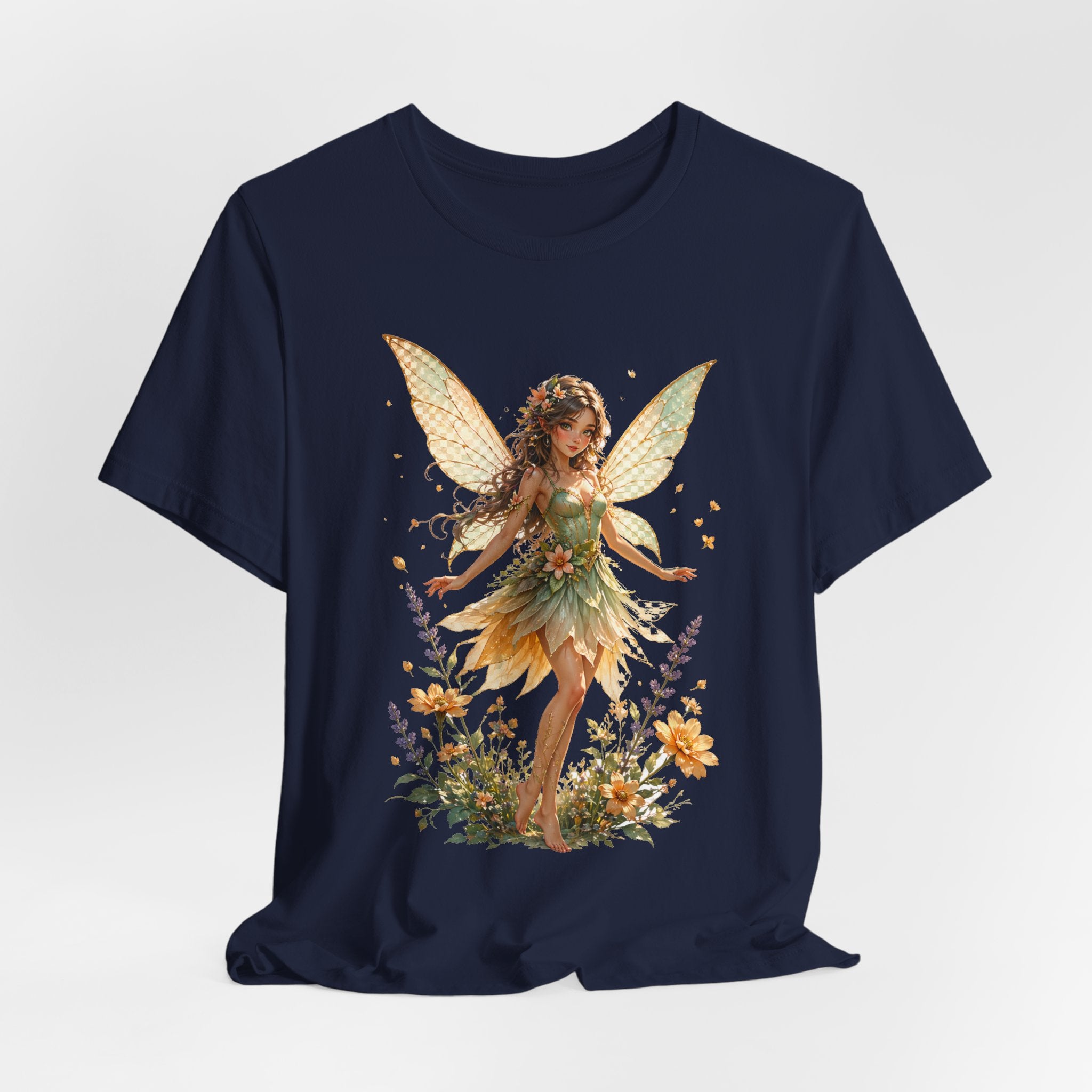 Fairy Garden T-Shirt — Vintage Floral Fairy Illustration Tee