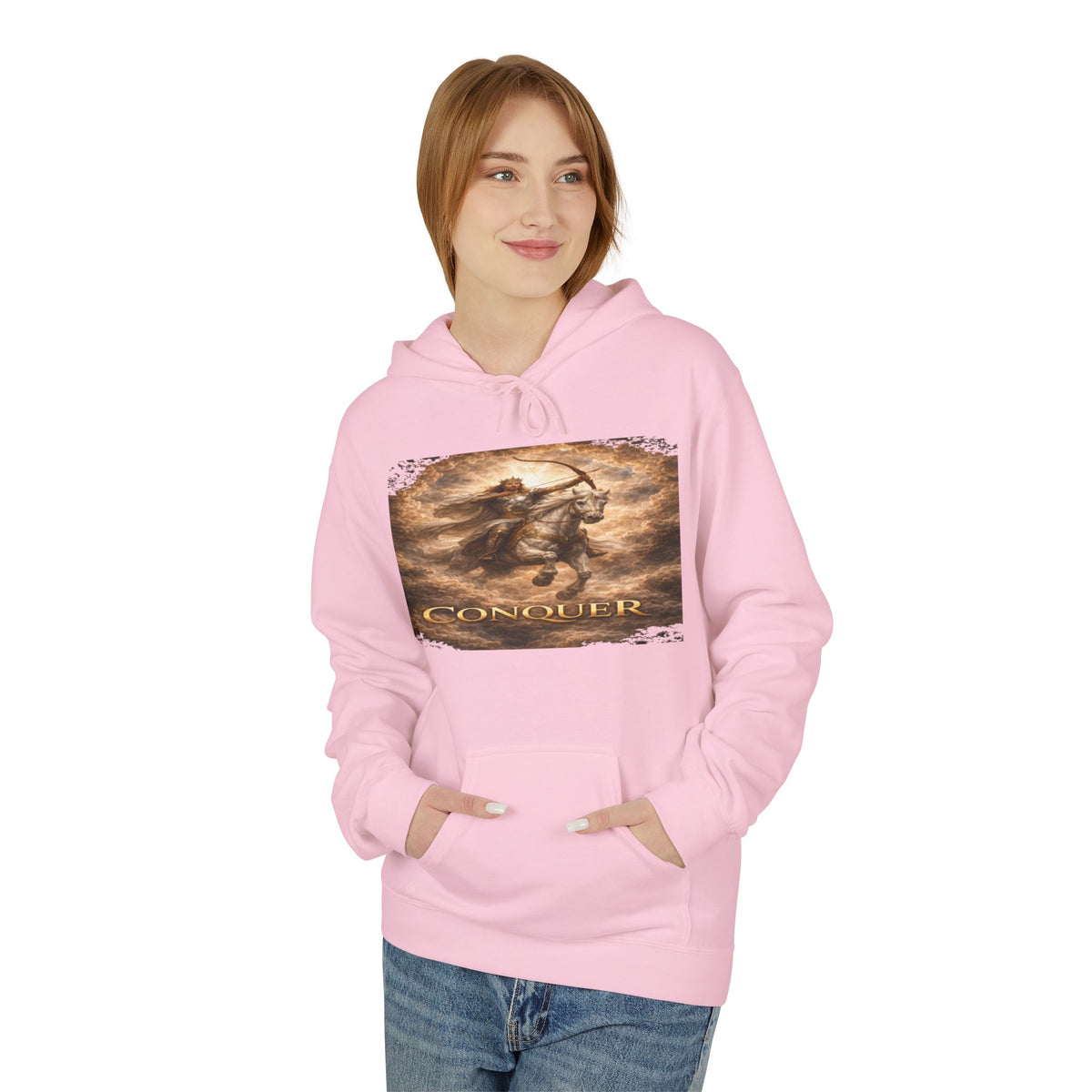 Revelation 6:1-2! And on the White horse was a rider the first horsemen of the apocalypse- Hoodie