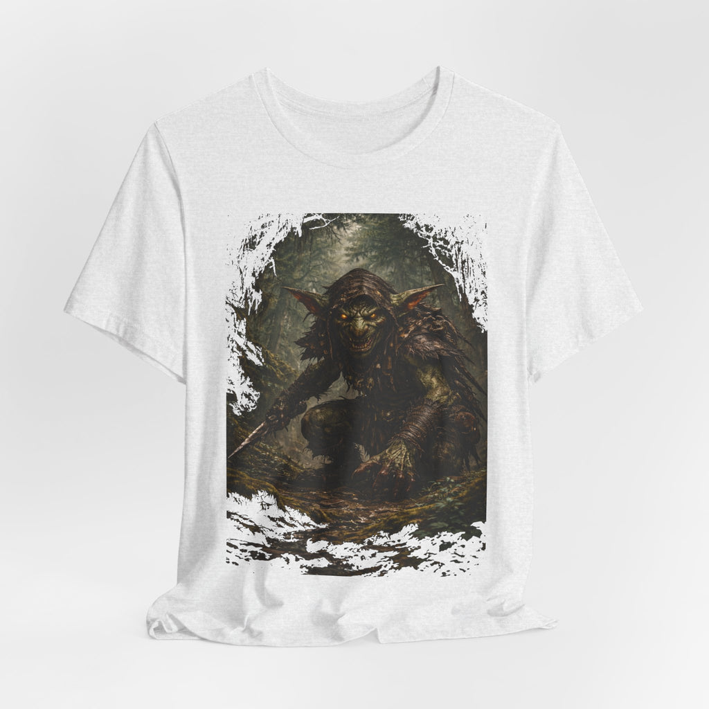 Goblin Warrior Graphic Tee — Dark Fantasy Monster T‑Shirt