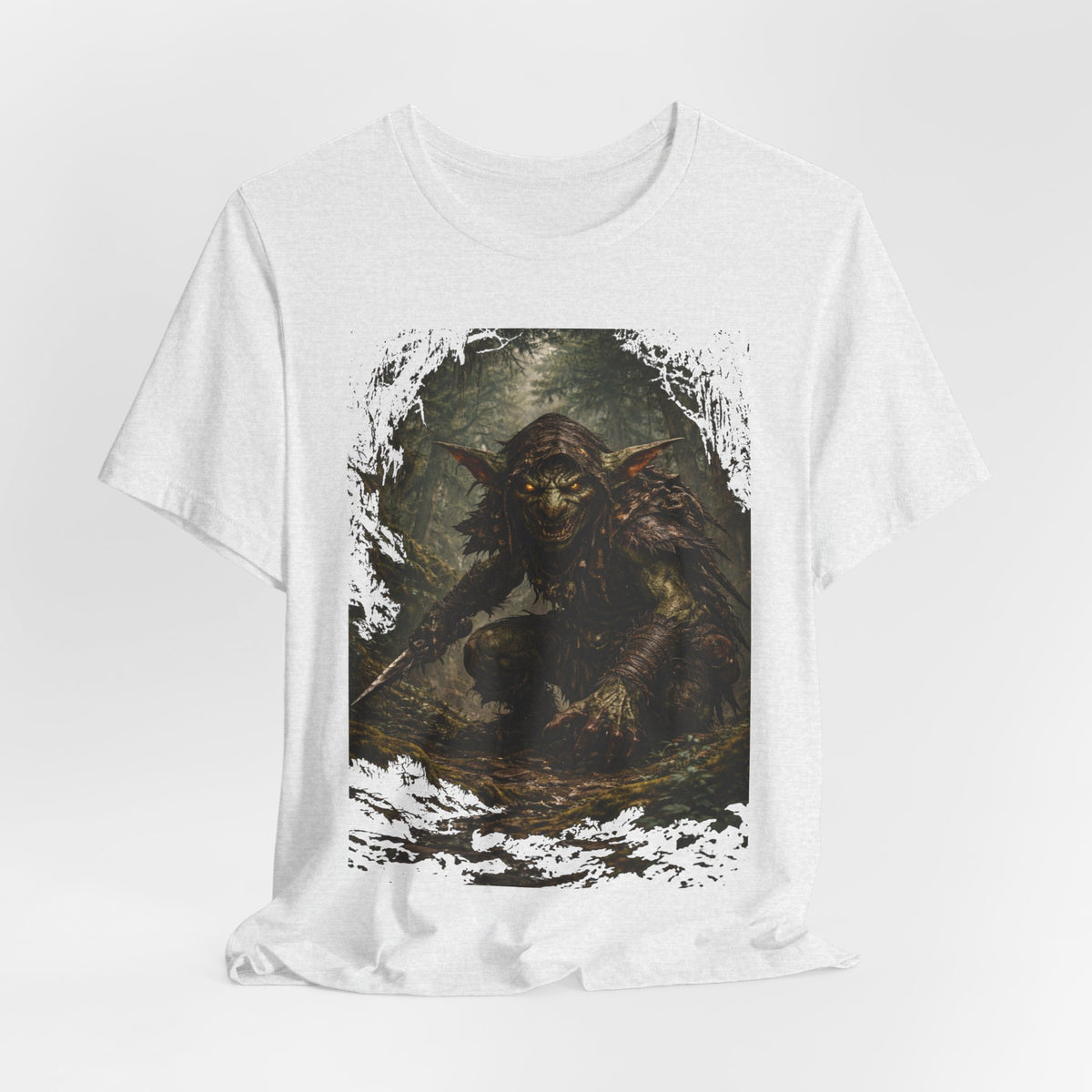 Goblin Warrior Graphic Tee — Dark Fantasy Monster T‑Shirt
