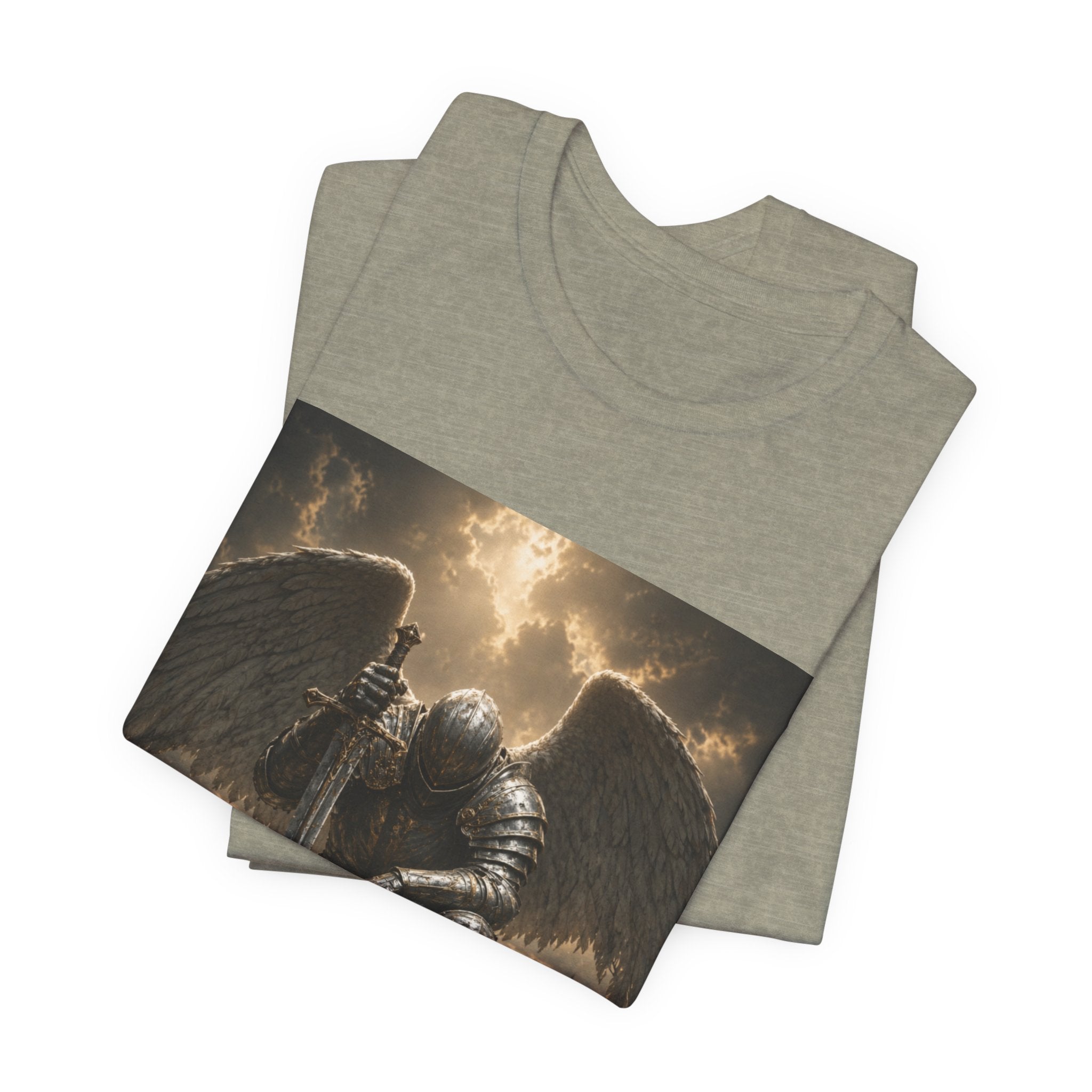Angel Knight T-Shirt — Gothic Dark  Armor Tee