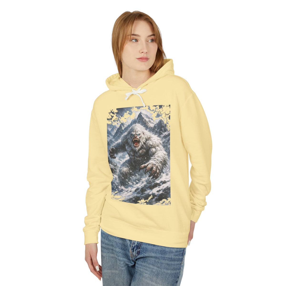 Yeti Storm Hoodie — Vintage Mountain Sasquatch Graphic Sweatshirt