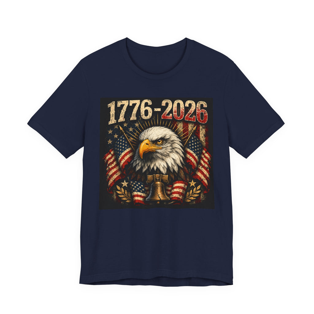 1776-2026 Eagle Flag T-Shirt — Patriotic 250th Anniversary Tee