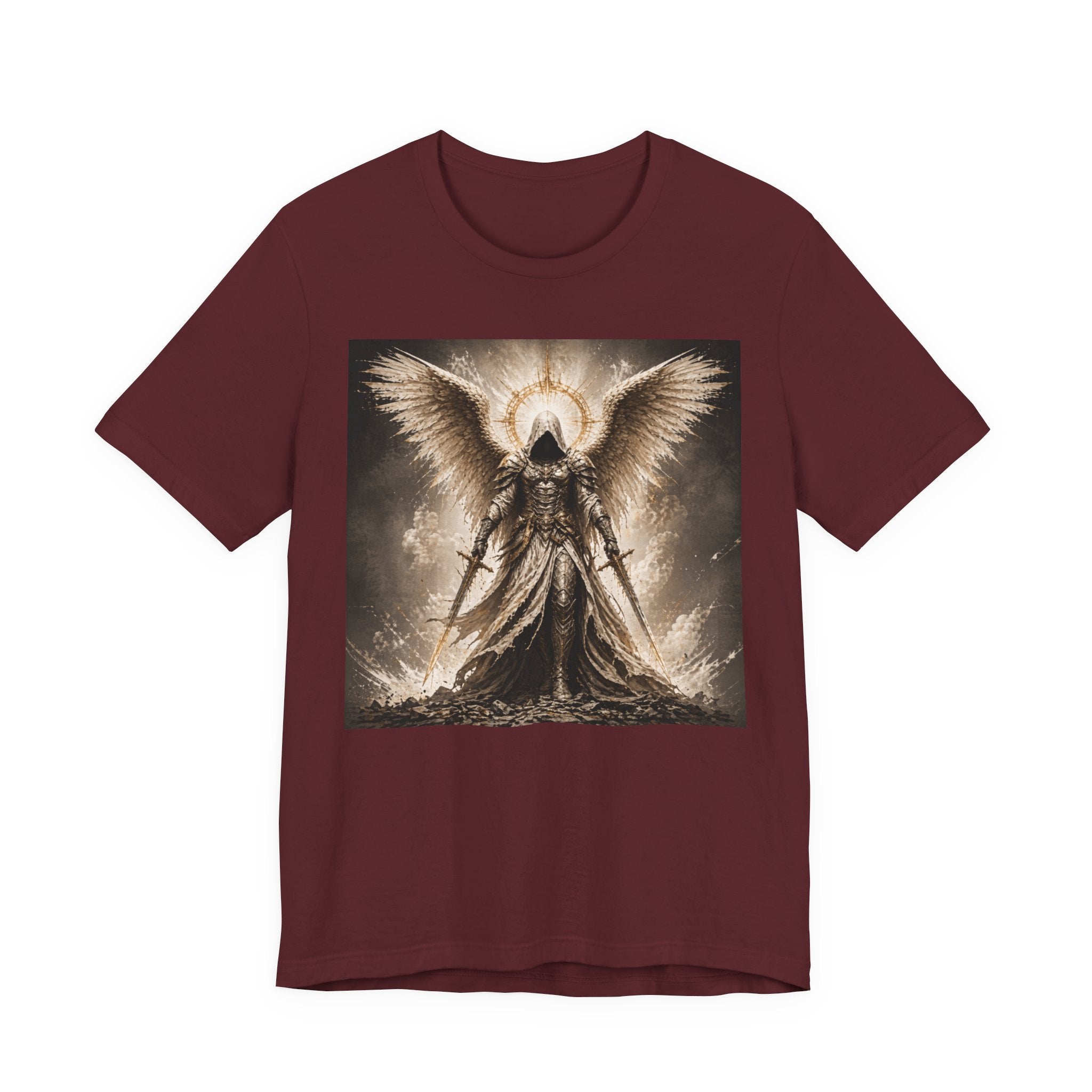 Angel Warrior T-Shirt — Gothic Archangel Graphic Tee