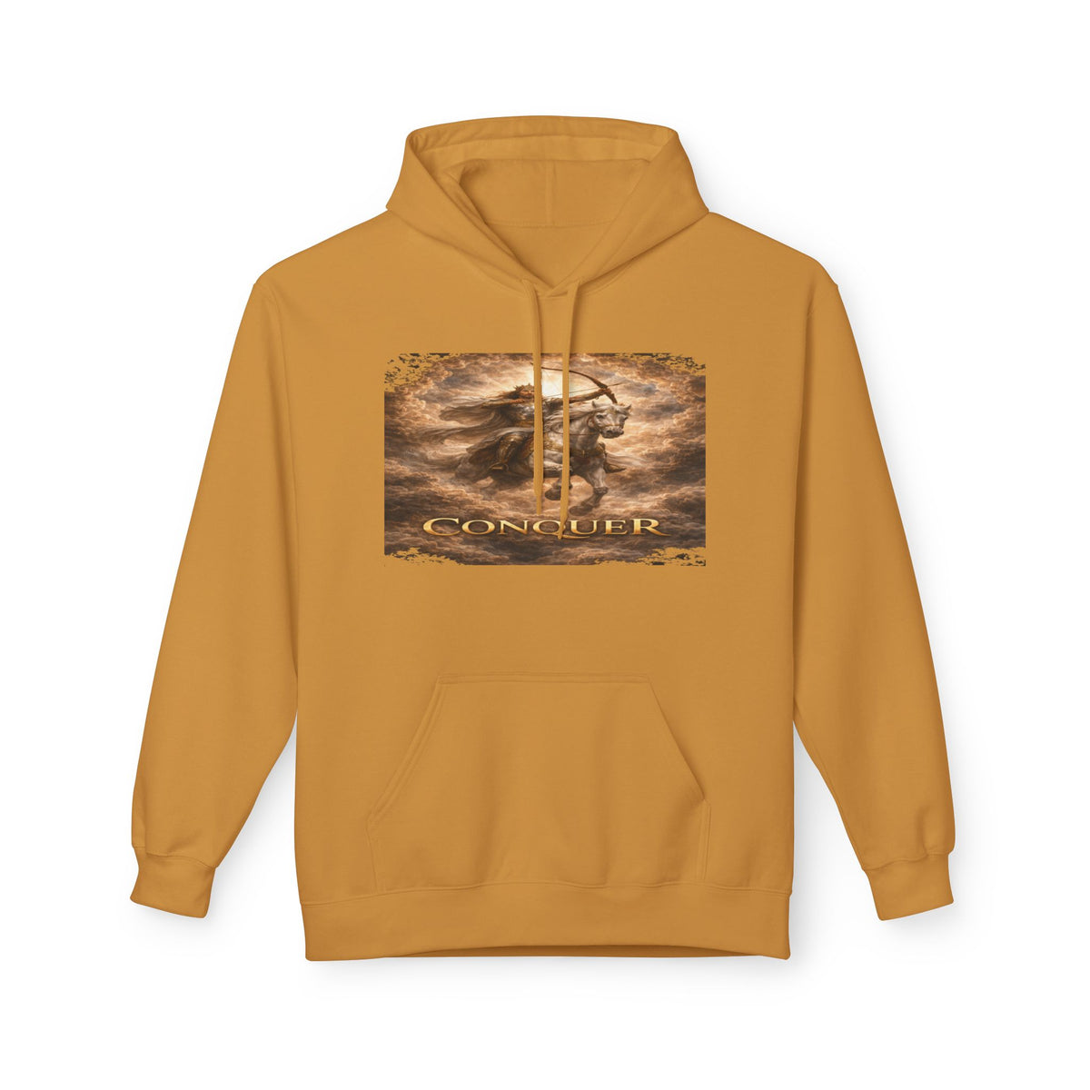 Revelation 6:1-2! And on the White horse was a rider the first horsemen of the apocalypse- Hoodie