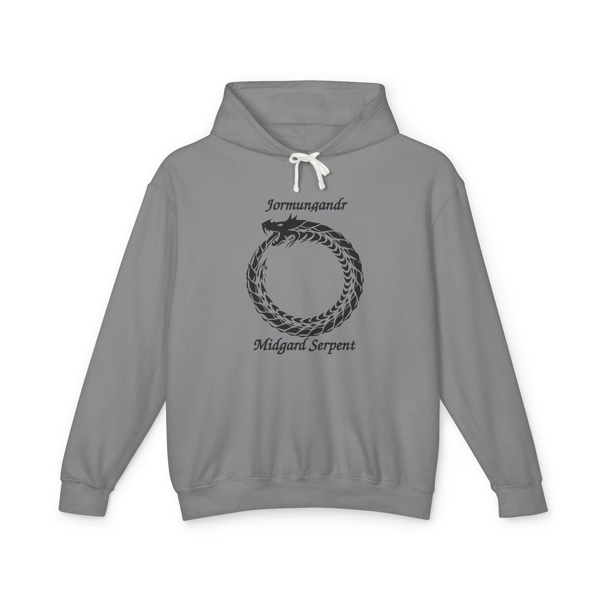 Jörmungandr Midgard Serpent Hoodie – Jormungandr Ouroboros Mythic Graphic Hoodie