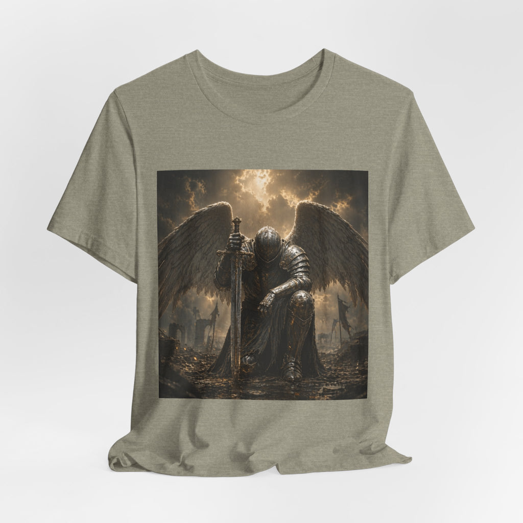 Angel Knight T-Shirt — Gothic Dark  Armor Tee