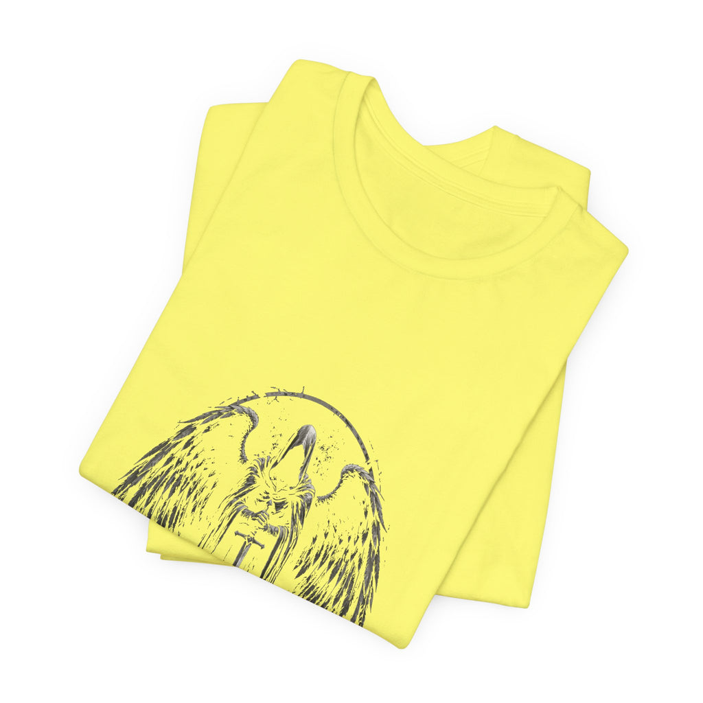 Guaediand Angel Wings Tee — Gothic Guardian Angel Short Sleeve Shirt