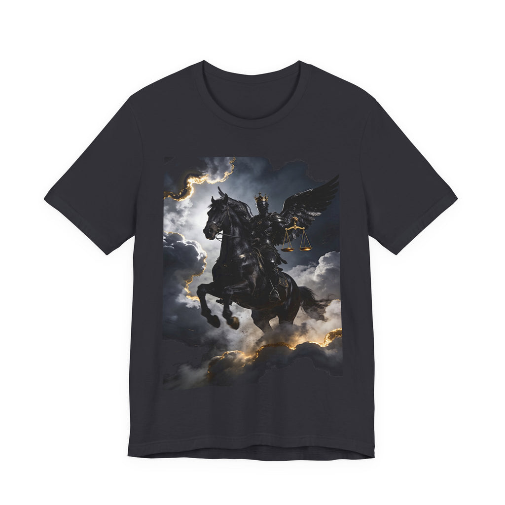 The black horse from Revelation 6:5-6 One of four T-shirt