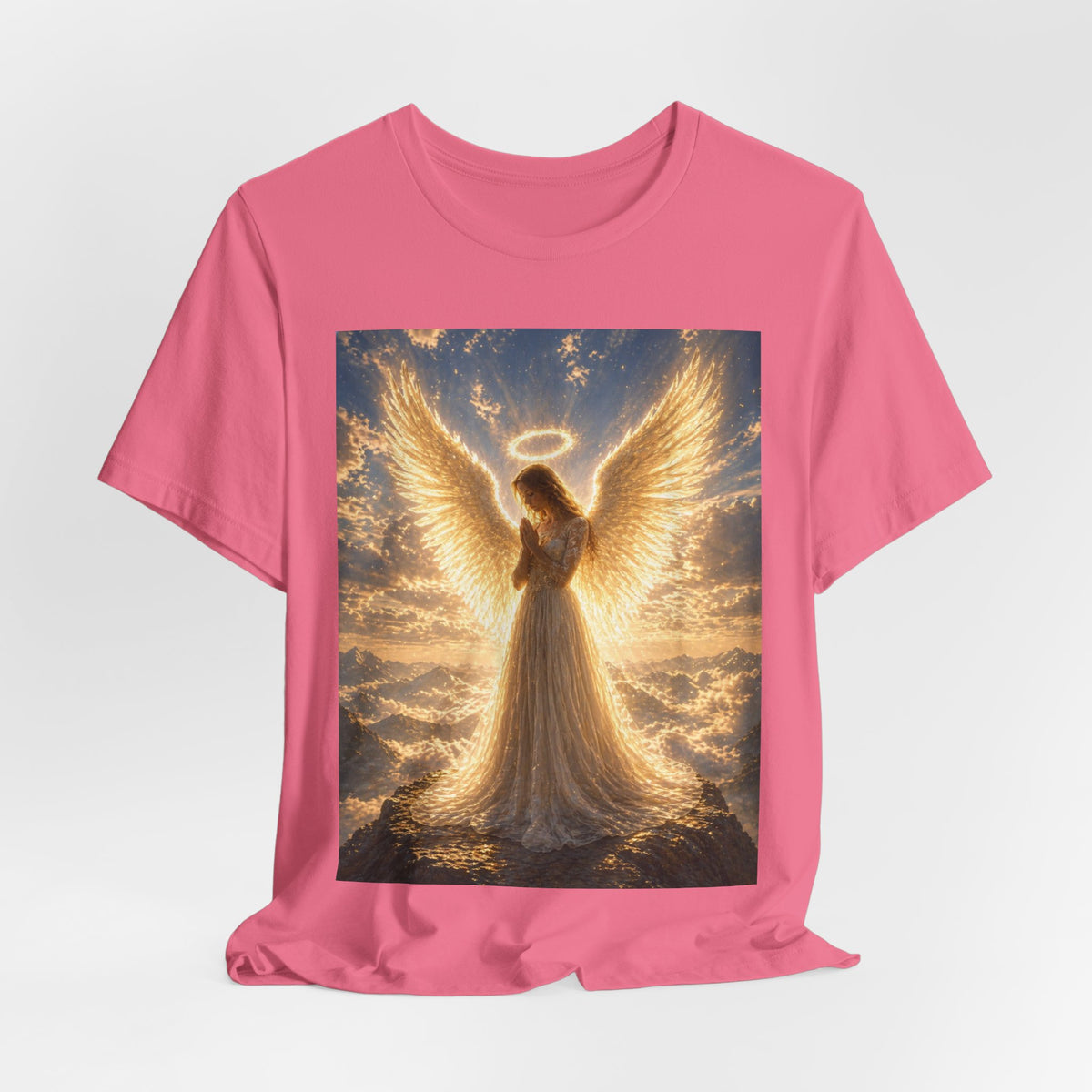 Angle praying Unisex Jersey Short Sleeve Tee