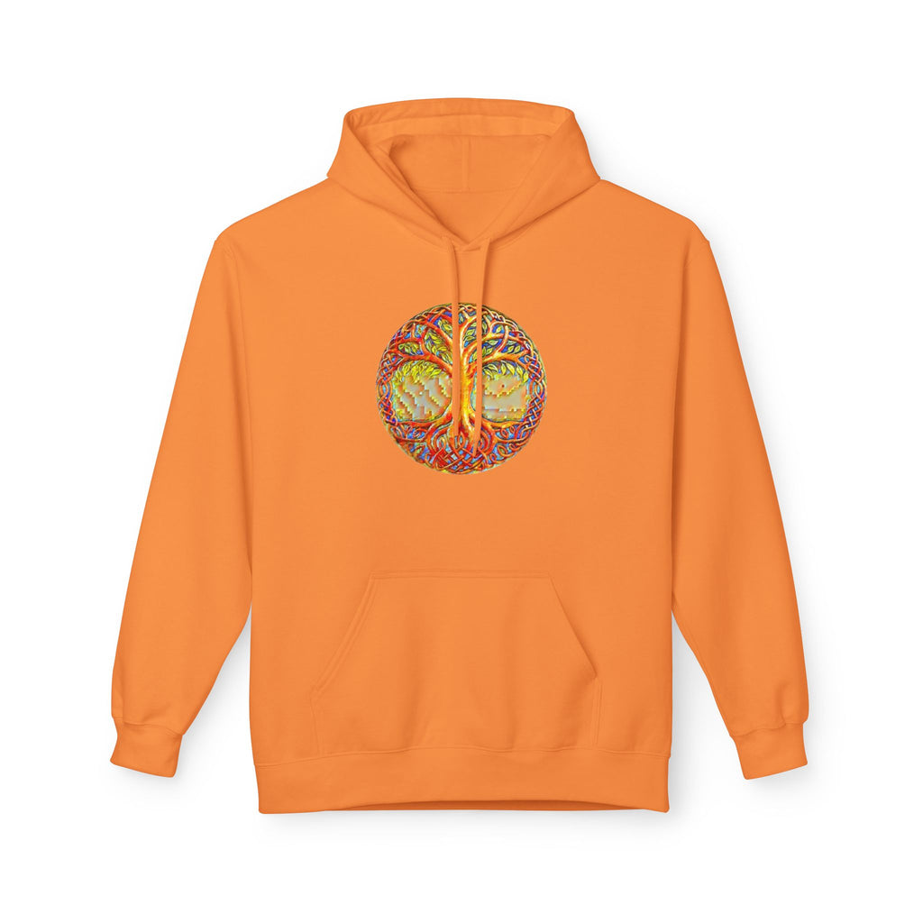 Yggdrasil, the Tree of Life, Cotton Hoodie — Tropical Vibes Graphic Hoodie