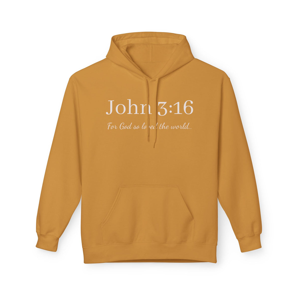 John 3:16 Hoodie – Christian Verse Fleece Pullover