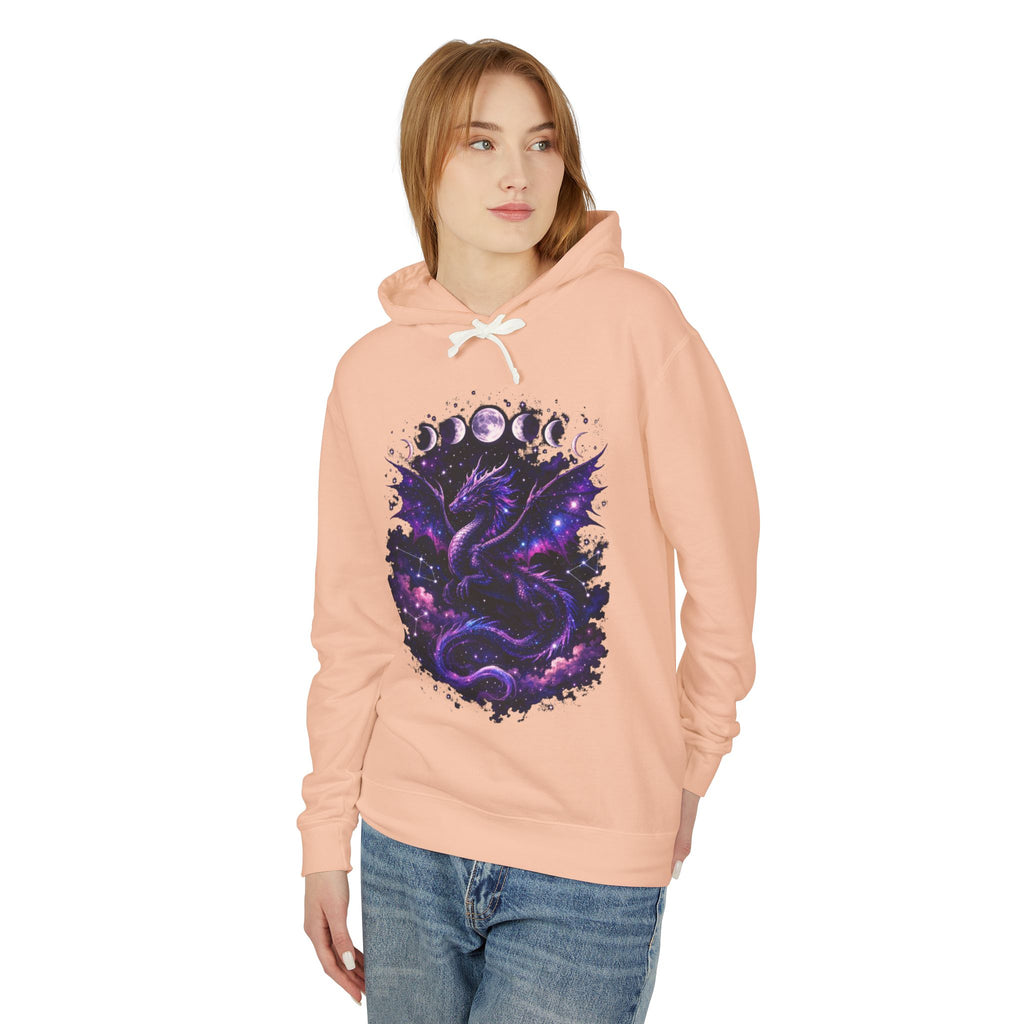Galaxy Dragon Hoodie — Cosmic Night Sky Dragon Pullover