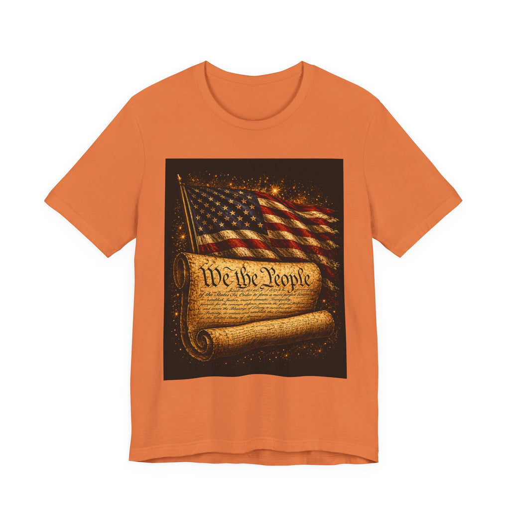 Patriotic "We the People" Constitution T-Shirt — American Flag Independence Day Tee