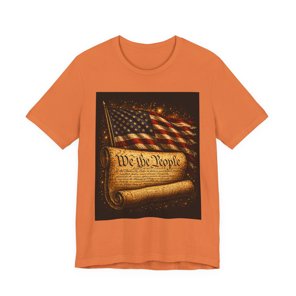 Patriotic "We the People" Constitution T-Shirt — American Flag Independence Day Tee