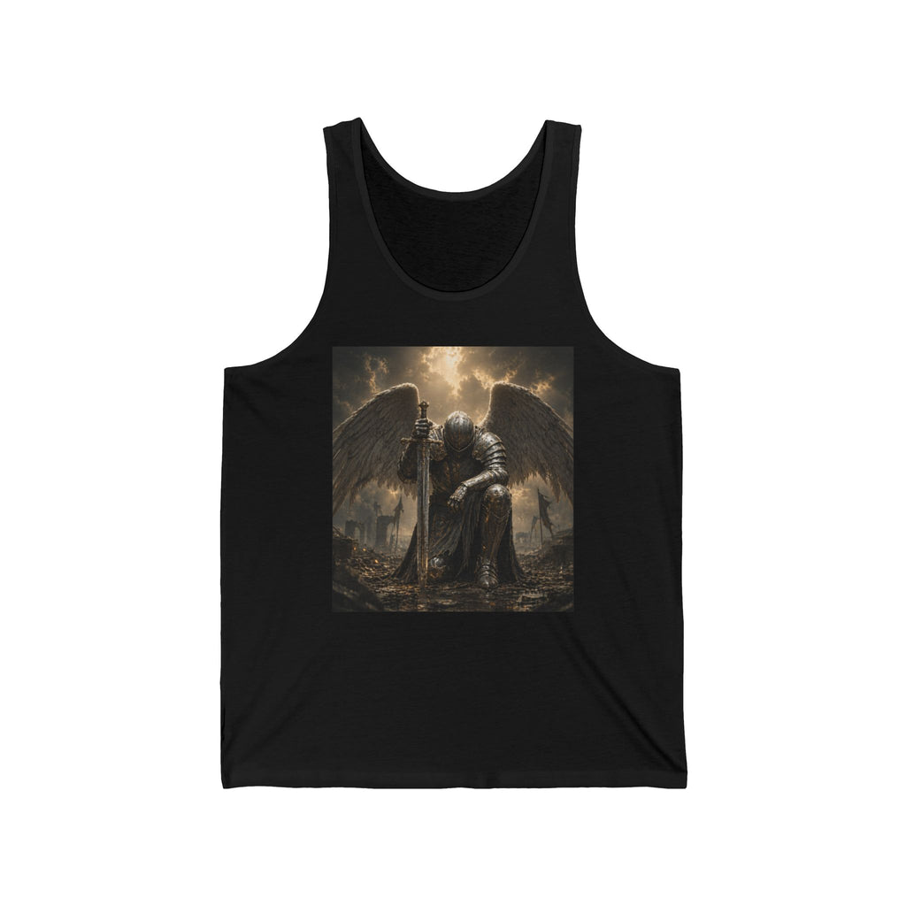 Guardian Fallen Angel Tank Top — Dark Gothic Angel Artwork Tank