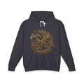Viking Wolf Circle Hoodie — Norse Celtic Rune Graphic Sweatshirt