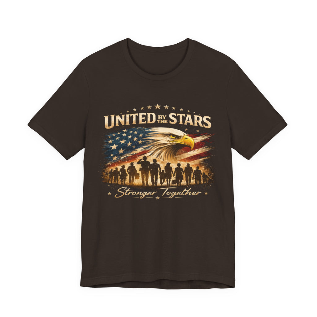 United We Stand- Eagle T-Shirt — Stronger Together 2026 Patriotic Tee