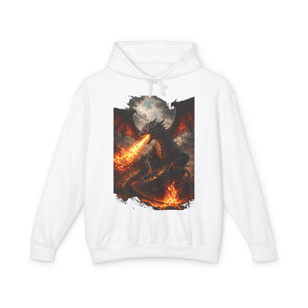Dragon Fire Hoodie – Mythical Fire-Breathing Dragon Graphic Hoodie