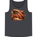 Patriotic American Flag Tank Top — Vintage Distressed Stars & Stripes