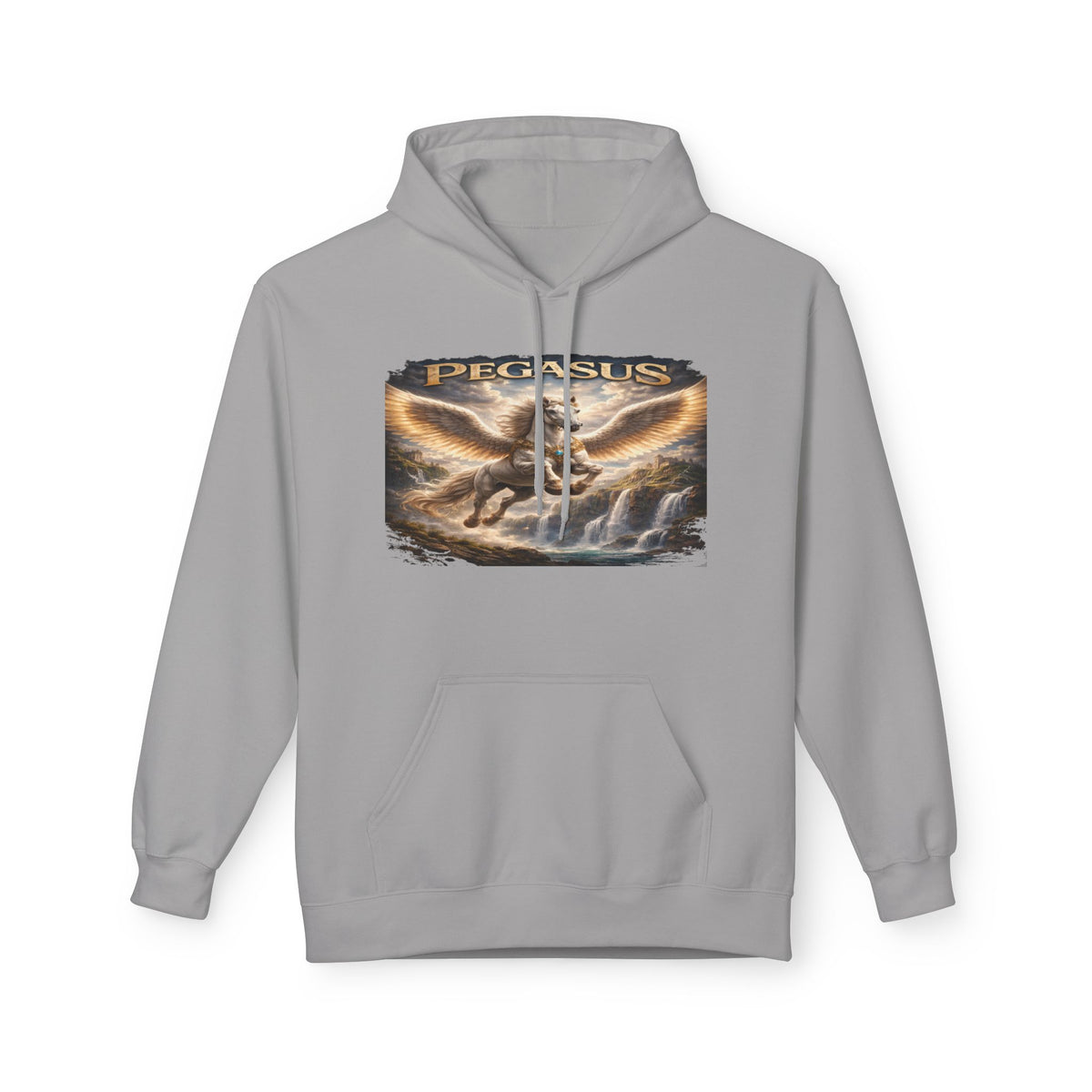 Pegasus Mythical Horse Hoodie — Vintage Winged Steed Graphic Sweatshirt