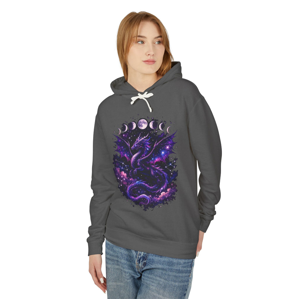 Galaxy Dragon Hoodie — Cosmic Night Sky Dragon Pullover