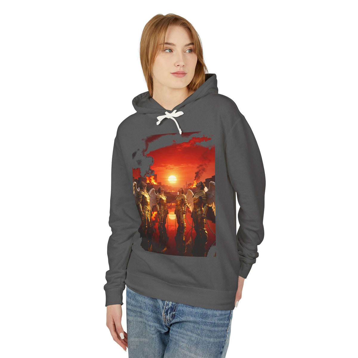Revelation 9 reveals four fallen angels bound in the Euphrates River Graphic Pullover