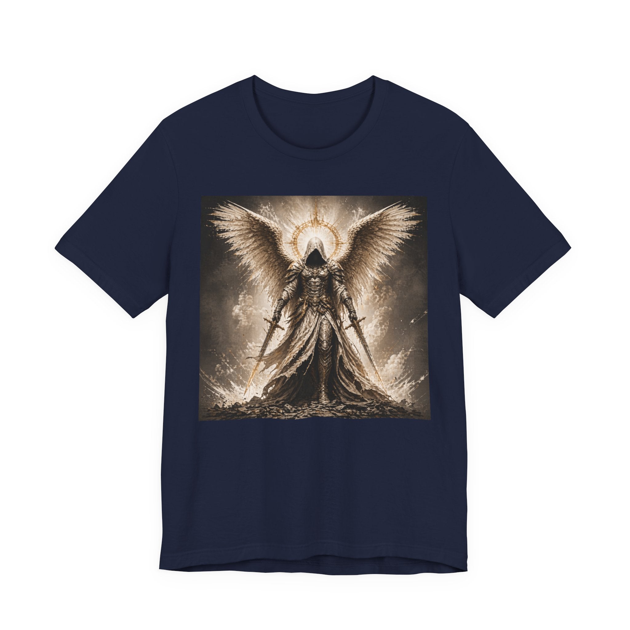Angel Warrior T-Shirt — Gothic Archangel Graphic Tee