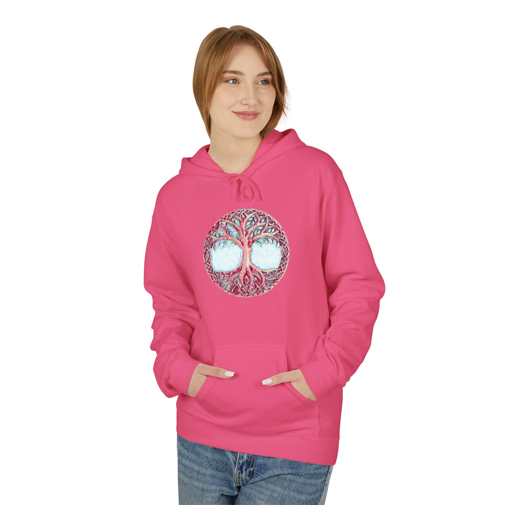 Yggdrasil, the Tree of Life-Cotton Hoodie — Botanical Nature Graphic