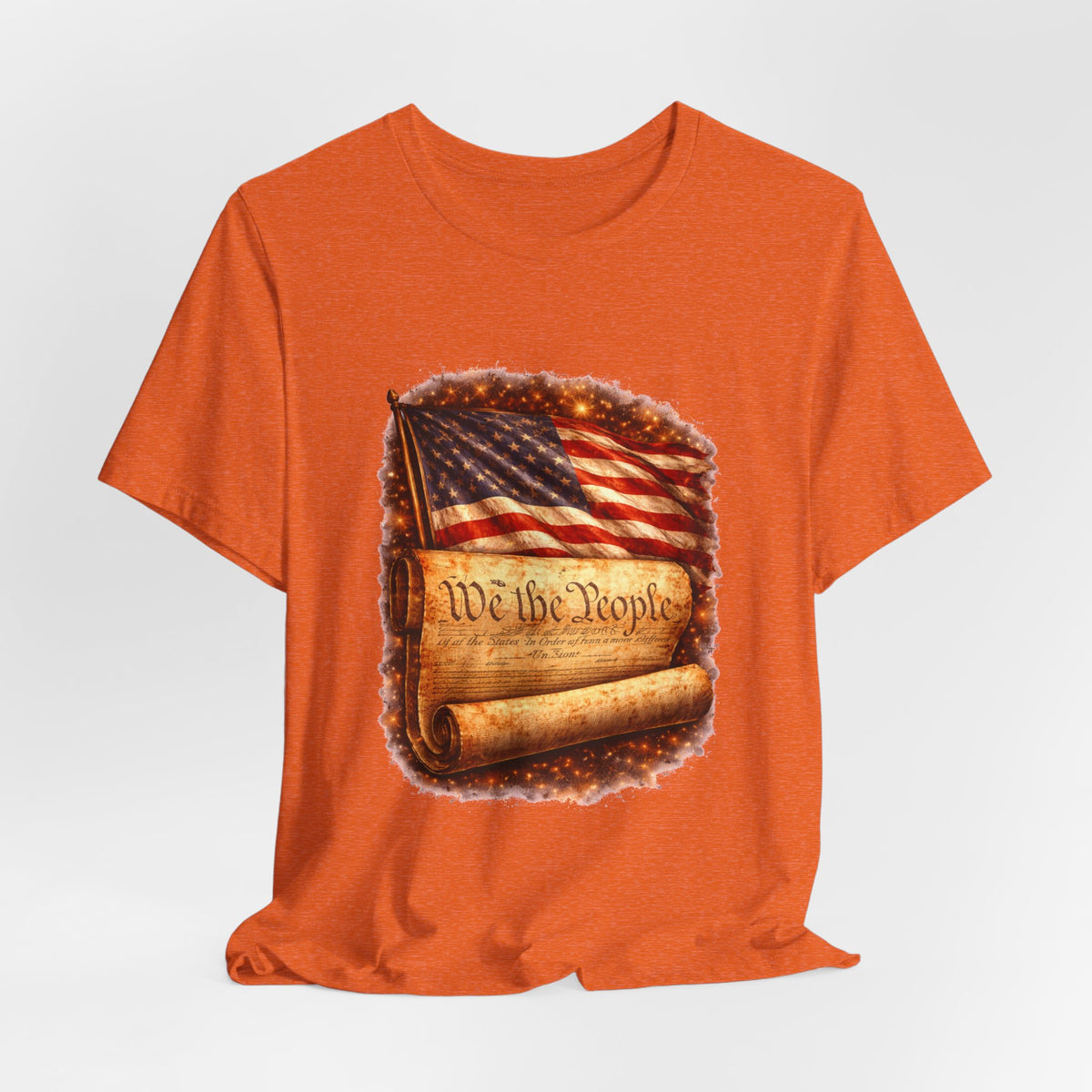 Patriotic 'We the People' T-Shirt — American Flag & Constitution Tee