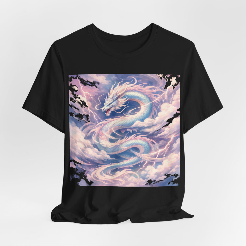 Pastel Sky Dragon T-Shirt — Ethereal Dragon Graphic Tee