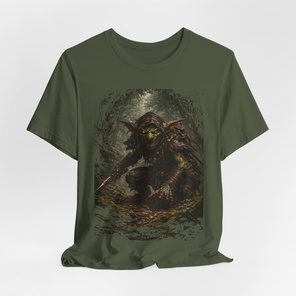 Goblin Warrior Graphic Tee — Dark Fantasy Monster T‑Shirt