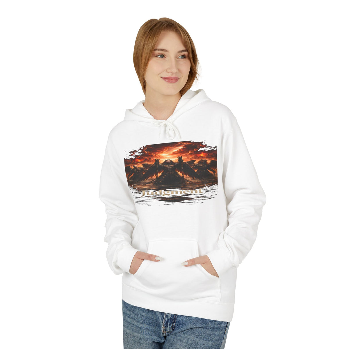 The black horse from Revelation 6:5-6! Graphic Hoodie