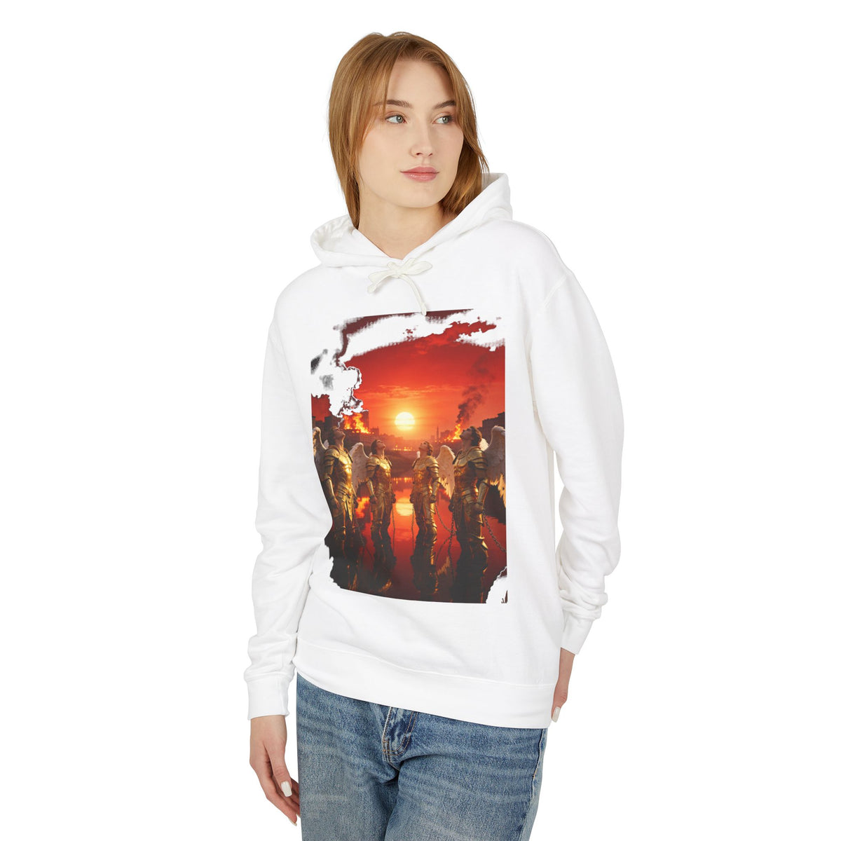 Revelation 9 reveals four fallen angels bound in the Euphrates River Graphic Pullover