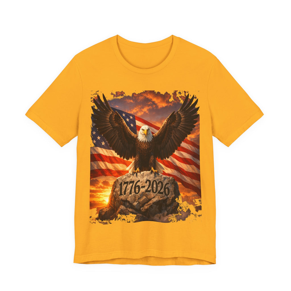 1776–2026 Eagle & American Flag T‑Shirt — Patriotic Independence Day Tee