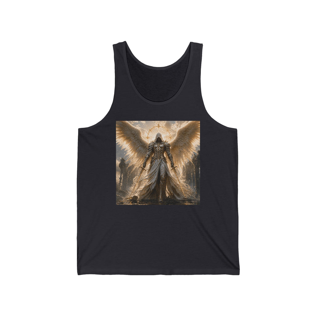 Angel Warrior Tank Top — Mythic Winged Guardian Graphic Tank