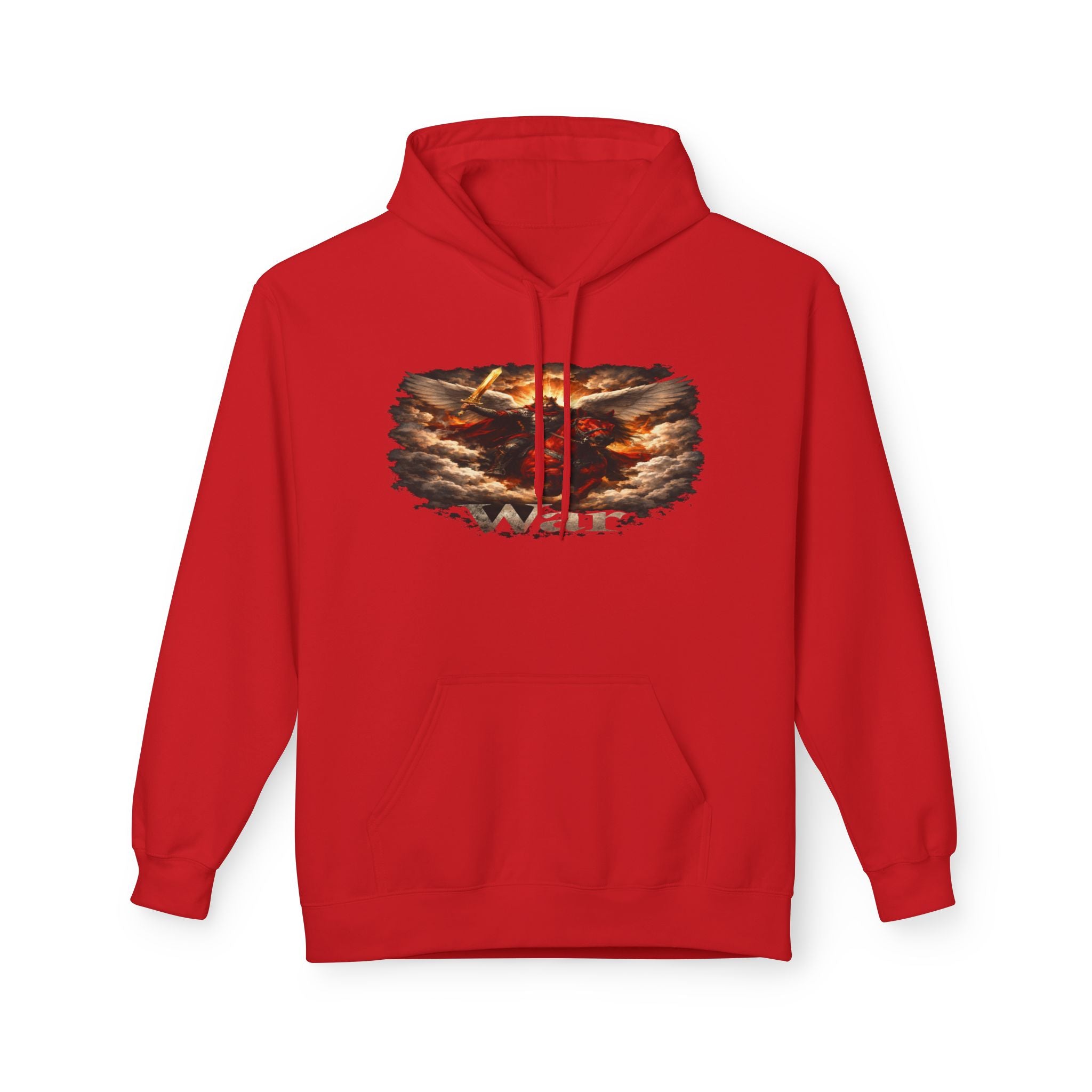 The red horse from Revelation 6:3-4 the horseman of war the second seal opened by the Lamb if God- Graphic Pullover