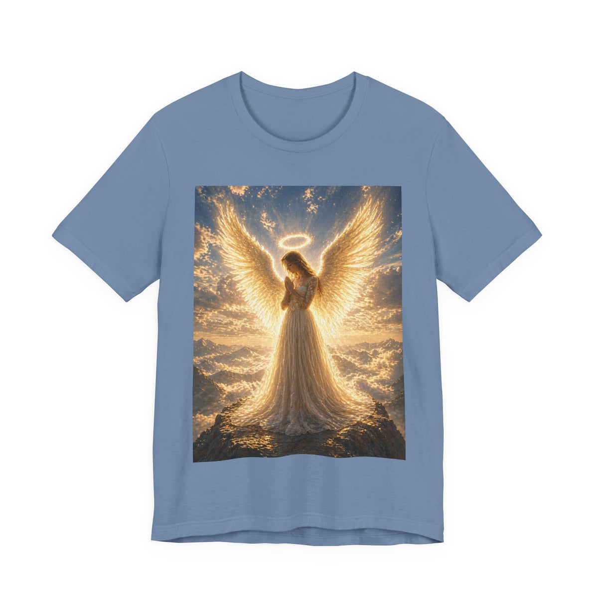 Angle praying Unisex Jersey Short Sleeve Tee