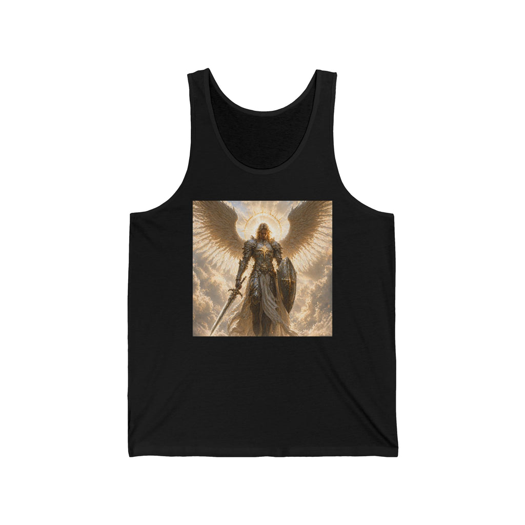 Archangel Warrior Tank Top — Celestial Fantasy Angel Graphic Tank