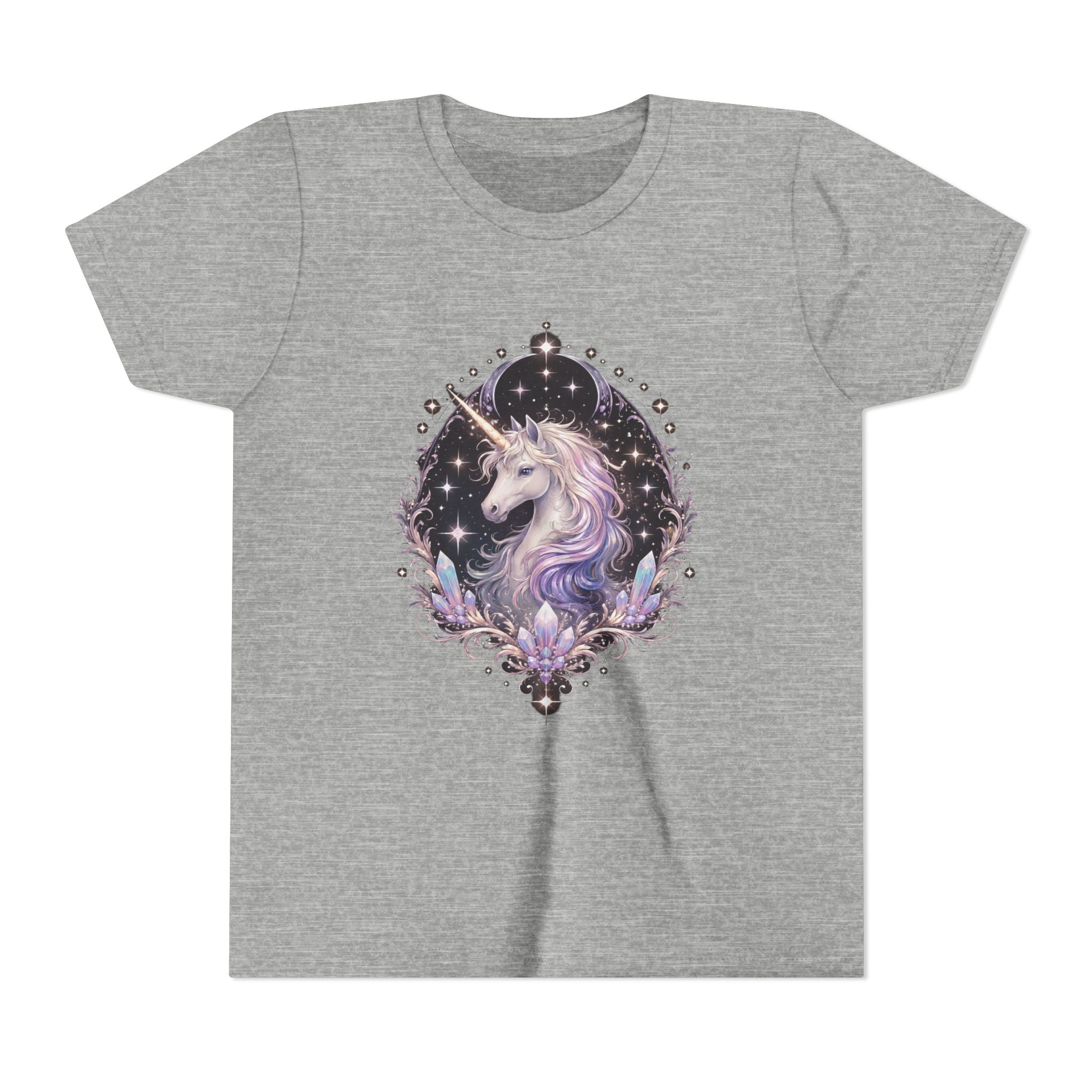 Youth Unicorn Tee — Magical Sparkle Design for Kids