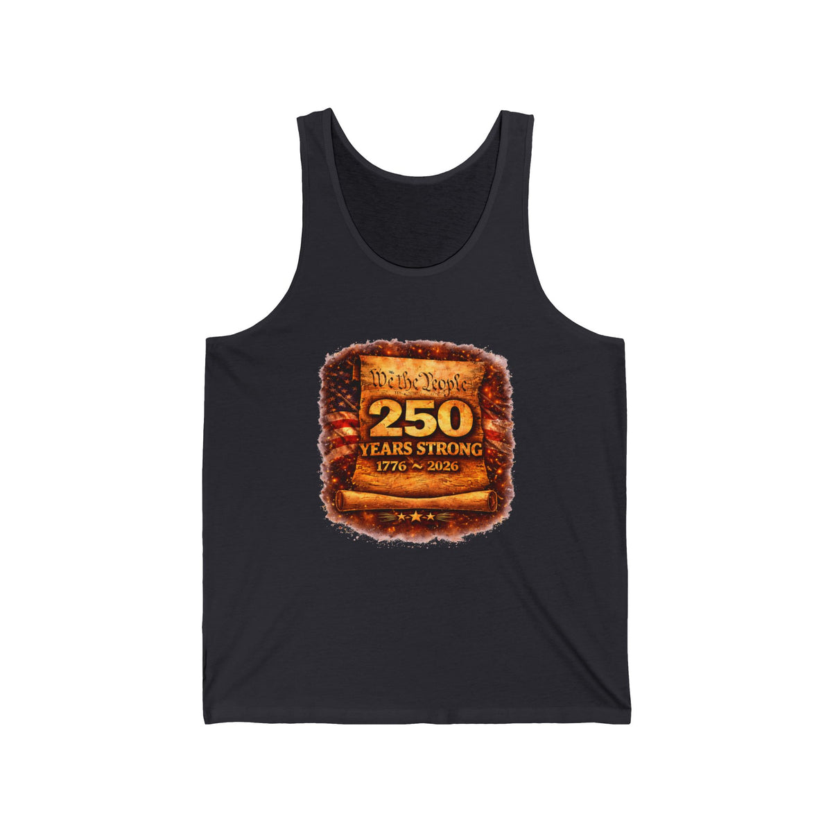250 Years Strong Tank Top — Revolutionary War 1776–2026 Commemorative