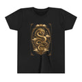 Tee-Gold Dragon Vintage Art Graphic Shirt
