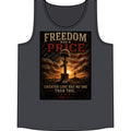 Freedom Has a Price Tank Top — Military Tribute Patriotic Concert Tank (John 15:13)