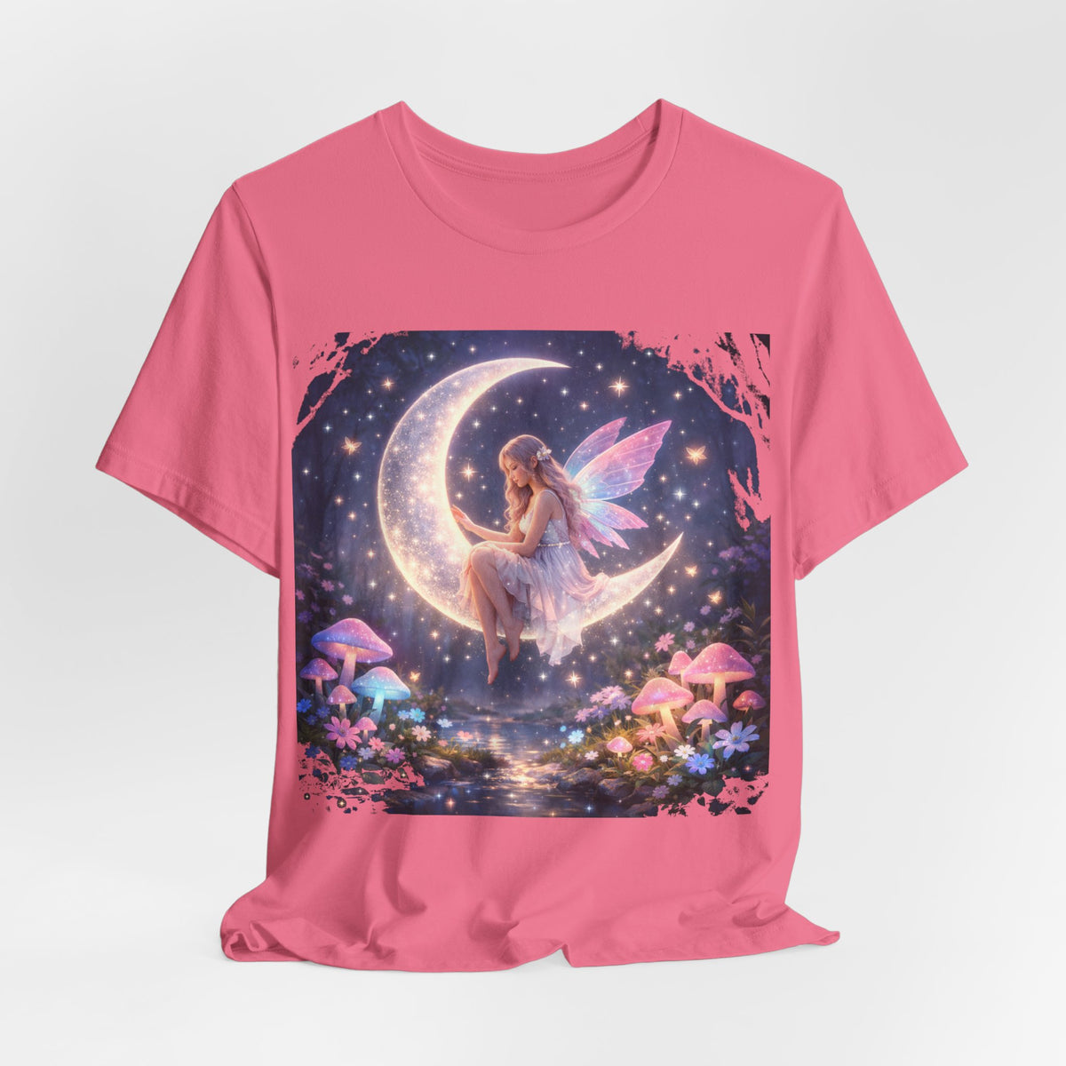 Fairy on the Moon T-Shirt — Magical Night Garden Fairy Tee
