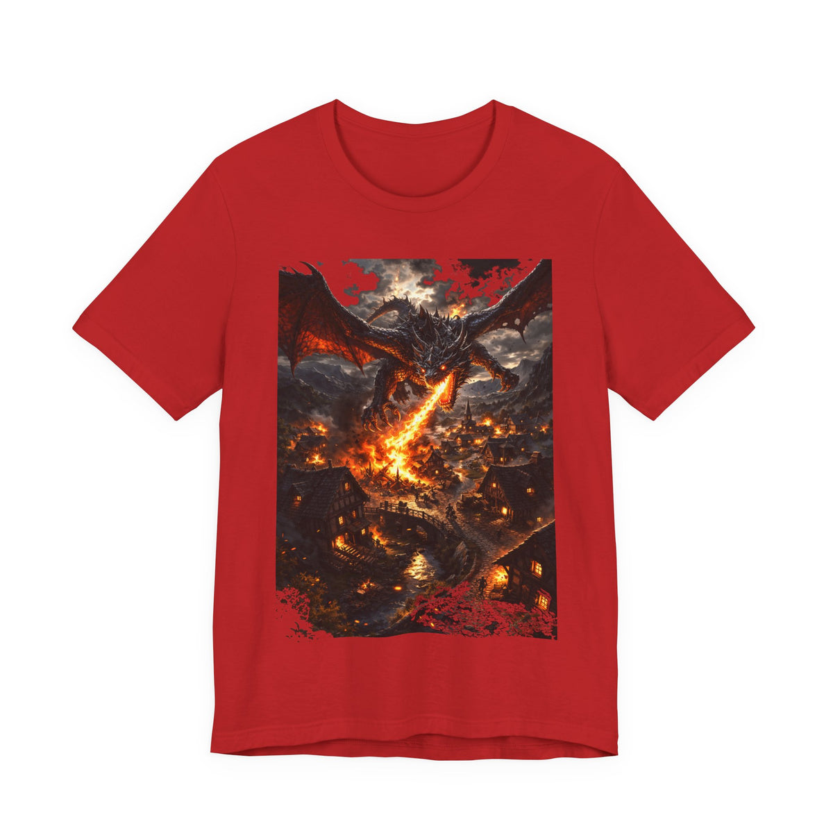Dragon Fire T‑Shirt — Epic Fire‑Breathing Dragon Graphic Tee