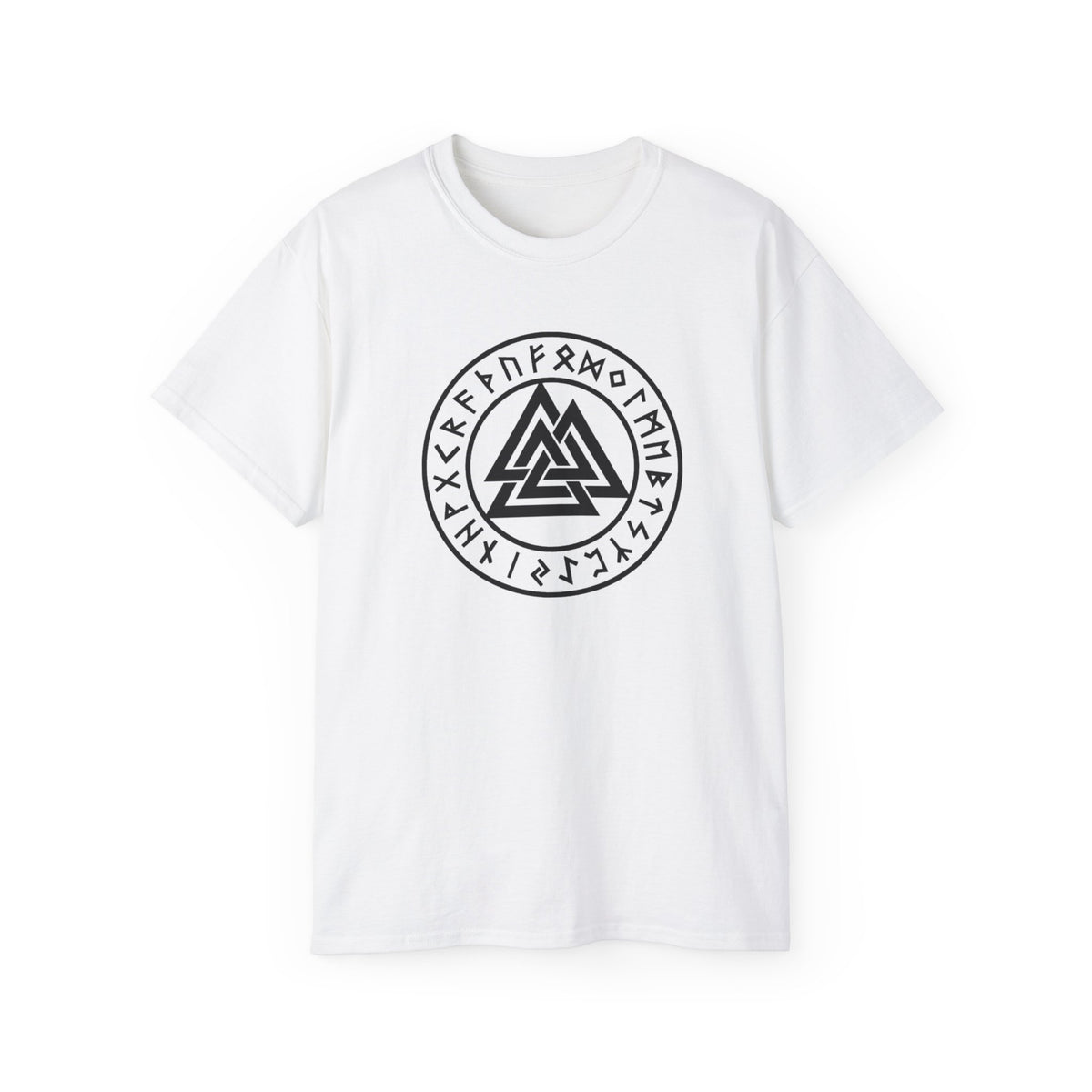 The Valknut – The Symbol of the Fallen Warriors-cotton T‑Shirt —